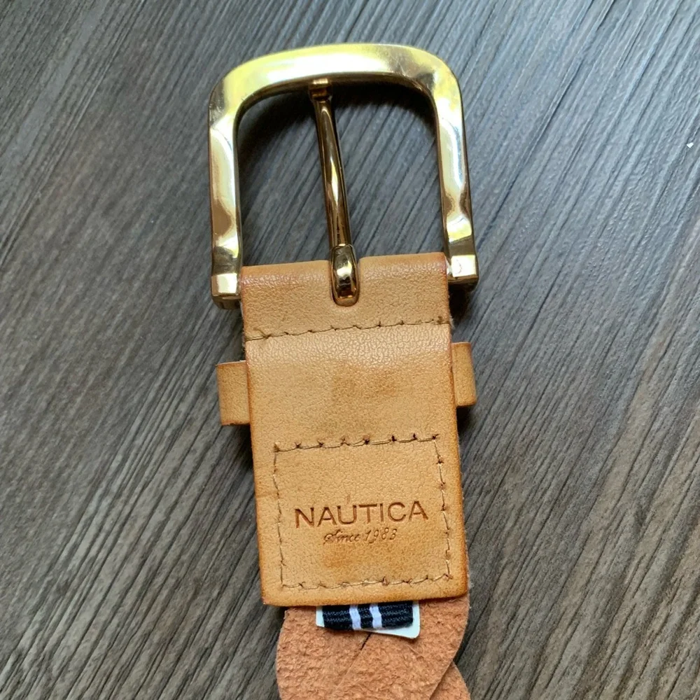 Nautical leather belt - Picture 5 of 7